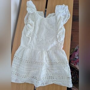 White LoveShackFancy Kids Dress 18-24mo